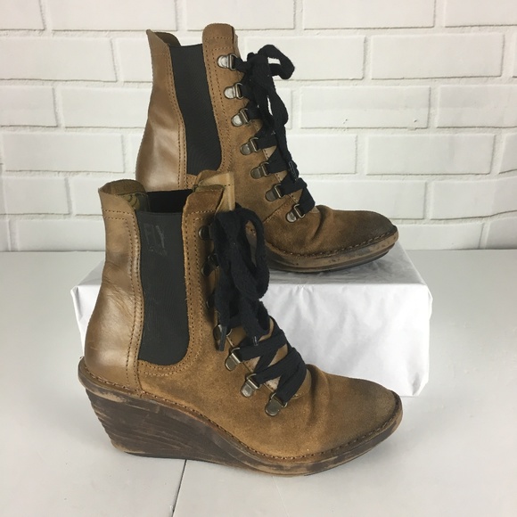 fly london lace up ankle boots